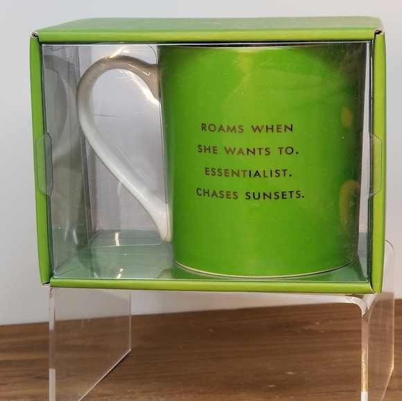 Kate Spade i need a vacation coffee mug palm tree - Picture 3 of 4